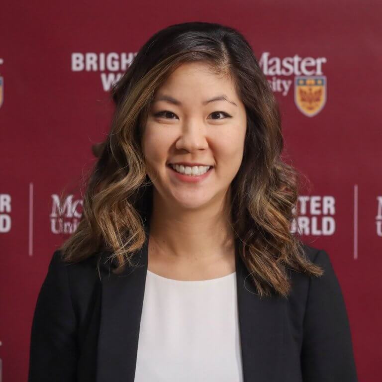 A headshot of McMaster team member Amy